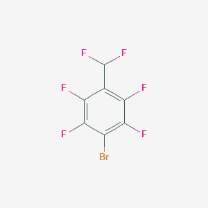 1-Bromo-4-(difluoromethyl)-2,3,5,6-tetrafluorobenzene