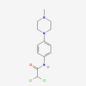 2,2-dichloro-N-[4-(4-methylpiperazin-1-yl)phenyl]acetamide