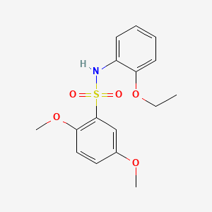 molecular formula C16H19NO5S B2433112 N-(2-乙氧基苯基)-2,5-二甲氧基苯磺酰胺 CAS No. 409357-36-4