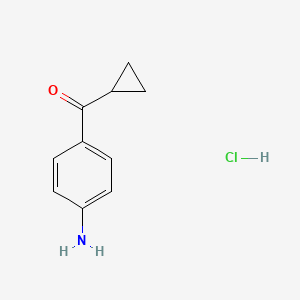 (4-Aminophenyl)(cyclopropyl)methanone hydrochloride