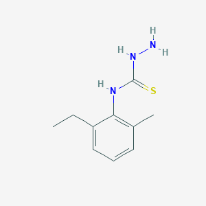 molecular formula C10H15N3S B2433128 N-(2-ethyl-6-methylphenyl)hydrazinecarbothioamide CAS No. 656815-71-3