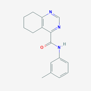 molecular formula C16H17N3O B2433150 N-(3-Methylphenyl)-5,6,7,8-tetrahydroquinazoline-4-carboxamide CAS No. 2415455-12-6