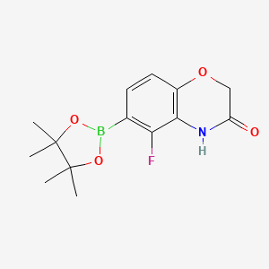 5-Fluoro-3-oxo-3,4-dihydro-2H-benzo[b][1,4]oxazine-6-boronic Acid Pinacol Ester