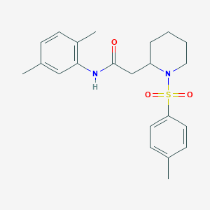 N-(2,5-dimethylphenyl)-2-(1-tosylpiperidin-2-yl)acetamide