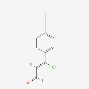 (2Z)-3-(4-Tert-butylphenyl)-3-chloroprop-2-enal