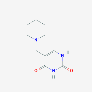 molecular formula C10H15N3O2 B2433226 5-(piperidin-1-ylmethyl)pyrimidine-2,4(1H,3H)-dione CAS No. 100133-53-7
