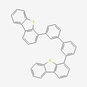 molecular formula C36H22S2 B2433234 4,4'-[1,1'-联苯]-3,3'-二基-二苯并噻吩 CAS No. 1128045-14-6