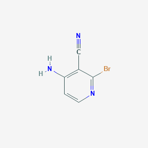 molecular formula C6H4BrN3 B2433288 4-Amino-2-bromonicotinonitrile CAS No. 1806963-70-1