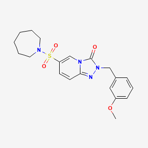 6-(azepan-1-ylsulfonyl)-2-(3-methoxybenzyl)[1,2,4]triazolo[4,3-a]pyridin-3(2H)-one