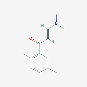 molecular formula C13H17NO B2433300 (2E)-3-(dimethylamino)-1-(2,5-dimethylphenyl)prop-2-en-1-one CAS No. 937598-49-7