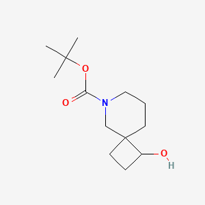 molecular formula C13H23NO3 B2433304 Tert-butyl 1-hydroxy-6-azaspiro[3.5]nonane-6-carboxylate CAS No. 1823805-67-9