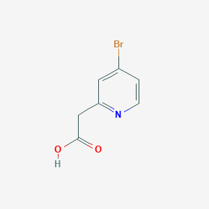 molecular formula C7H6BrNO2 B2433312 2-(4-Bromopyridin-2-YL)acetic acid CAS No. 1211530-21-0