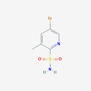 molecular formula C6H7BrN2O2S B2433318 5-Bromo-3-methylpyridine-2-sulfonamide CAS No. 1515251-75-8