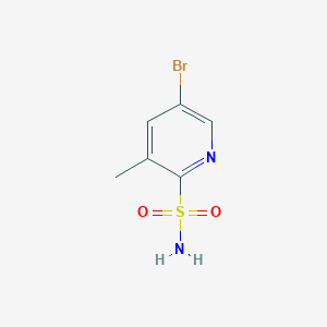 molecular formula C6H7BrN2O2S B2433318 5-溴-3-甲基吡啶-2-磺酰胺 CAS No. 1515251-75-8