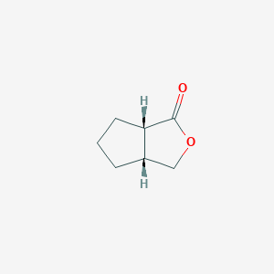 molecular formula C7H10O2 B2433322 (1S,5R)-3-Oxabicyclo[3.3.0]octane-2-one CAS No. 75658-84-3