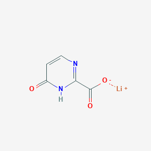 molecular formula C5H3LiN2O3 B2433325 锂;6-氧代-1H-嘧啶-2-羧酸盐 CAS No. 2375261-74-6