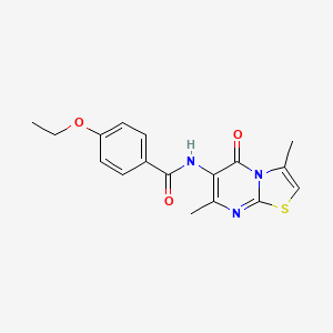 N-(3,7-dimethyl-5-oxo-5H-thiazolo[3,2-a]pyrimidin-6-yl)-4-ethoxybenzamide