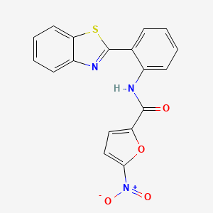 N-[2-(1,3-benzothiazol-2-yl)phenyl]-5-nitrofuran-2-carboxamide