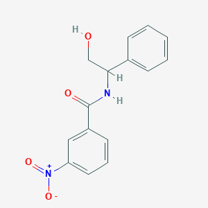 molecular formula C15H14N2O4 B2433412 N-(2-hydroxy-1-phenylethyl)-3-nitrobenzamide CAS No. 478040-53-8