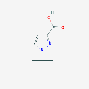 molecular formula C8H12N2O2 B2433473 1-(tert-Butyl)-1H-pyrazole-3-carboxylic acid CAS No. 942508-00-1