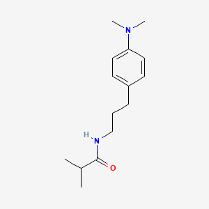 molecular formula C15H24N2O B2433474 N-(3-(4-(dimethylamino)phenyl)propyl)isobutyramide CAS No. 953383-66-9