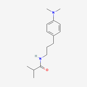 molecular formula C15H24N2O B2433474 N-(3-(4-(dimetilamino)fenil)propil)isobutiramida CAS No. 953383-66-9