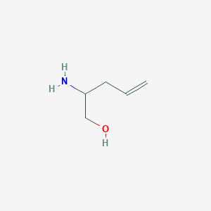 molecular formula C5H11NO B2433494 2-氨基戊-4-烯-1-醇 CAS No. 304020-67-5