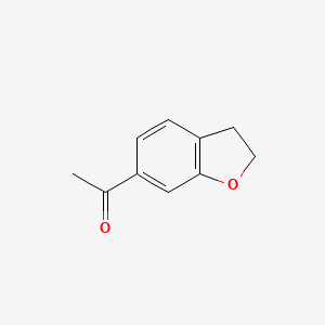 molecular formula C10H10O2 B2433502 1-(2,3-Dihydrobenzofuran-6-yl)ethanone CAS No. 374706-07-7
