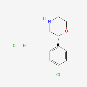 (2R)-2-(4-chlorophenyl)morpholine hydrochloride