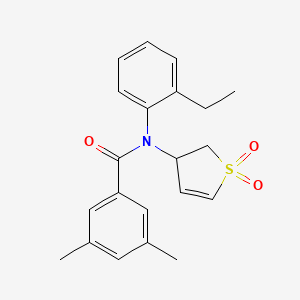 N-(1,1-dioxido-2,3-dihydrothiophen-3-yl)-N-(2-ethylphenyl)-3,5-dimethylbenzamide