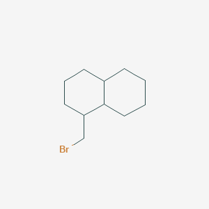molecular formula C11H19Br B2433573 1-(Bromomethyl)-1,2,3,4,4a,5,6,7,8,8a-decahydronaphthalene CAS No. 2151720-73-7