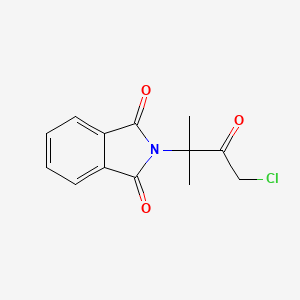 2-(4-chloro-2-methyl-3-oxobutan-2-yl)-2,3-dihydro-1H-isoindole-1,3-dione