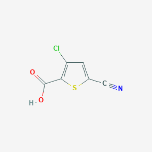 3-Chloro-5-cyanothiophene-2-carboxylic acid