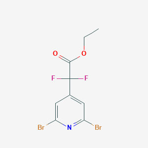 Ethyl 2-(2,6-dibromopyridin-4-yl)-2,2-difluoroacetate