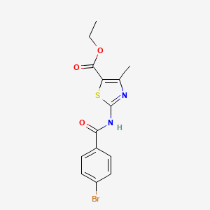 Ethyl 2-(4-bromobenzamido)-4-methylthiazole-5-carboxylate