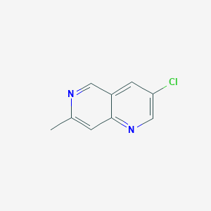 molecular formula C9H7ClN2 B2433629 3-Cloro-7-metil-1,6-naftiridina CAS No. 2250241-77-9