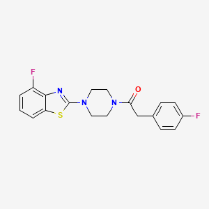 1-(4-(4-Fluorobenzo[d]thiazol-2-yl)piperazin-1-yl)-2-(4-fluorophenyl)ethanone