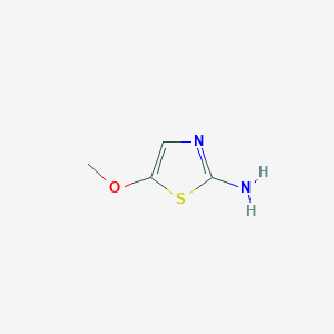 molecular formula C4H6N2OS B2433662 5-甲氧基噻唑-2-胺 CAS No. 59019-85-1