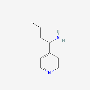 molecular formula C9H14N2 B2433670 1-(Pyridin-4-yl)butan-1-amine CAS No. 1179877-52-1