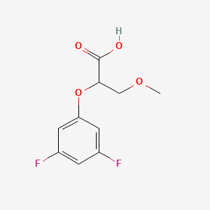 molecular formula C10H10F2O4 B2433689 2-(3,5-Difluorophenoxy)-3-methoxypropanoic acid CAS No. 1692508-89-6