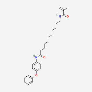 11-(2-methylprop-2-enoylamino)-N-(4-phenoxyphenyl)undecanamide