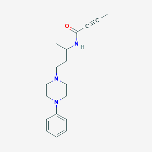 N-[4-(4-Phenylpiperazin-1-yl)butan-2-yl]but-2-ynamide