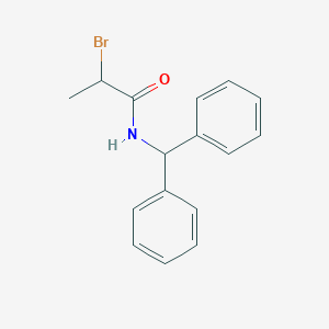 2-bromo-N-(diphenylmethyl)propanamide