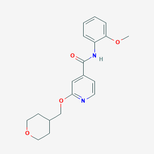 N-(2-methoxyphenyl)-2-((tetrahydro-2H-pyran-4-yl)methoxy)isonicotinamide