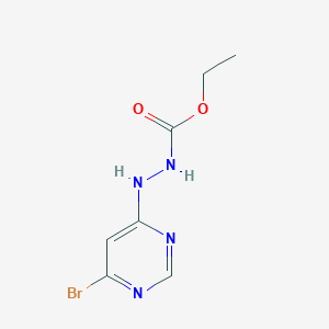 Ethyl 2-(6-bromopyrimidin-4-yl)hydrazine-1-carboxylate