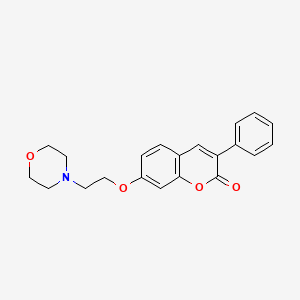 7-(2-Morpholin-4-ylethoxy)-3-phenylchromen-2-one