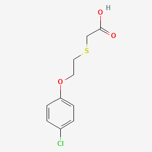 2-{[2-(4-Chlorophenoxy)ethyl]sulfanyl}acetic acid