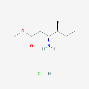 Methyl (3R,4S)-3-amino-4-methylhexanoate hydrochloride