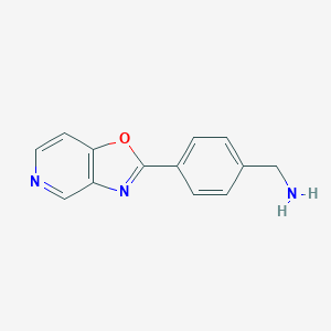 molecular formula C13H11N3O B243375 (4-[1,3]Oxazolo[4,5-c]pyridin-2-ylphenyl)methanamine 