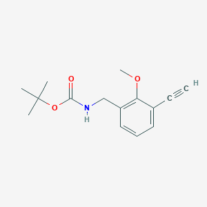 Tert-butyl N-[(3-ethynyl-2-methoxyphenyl)methyl]carbamate